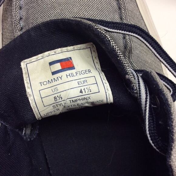 Tommy Hilfiger Gray Topsiders Boat Shoes Men’s 8.5 - Picture 5 of 8
